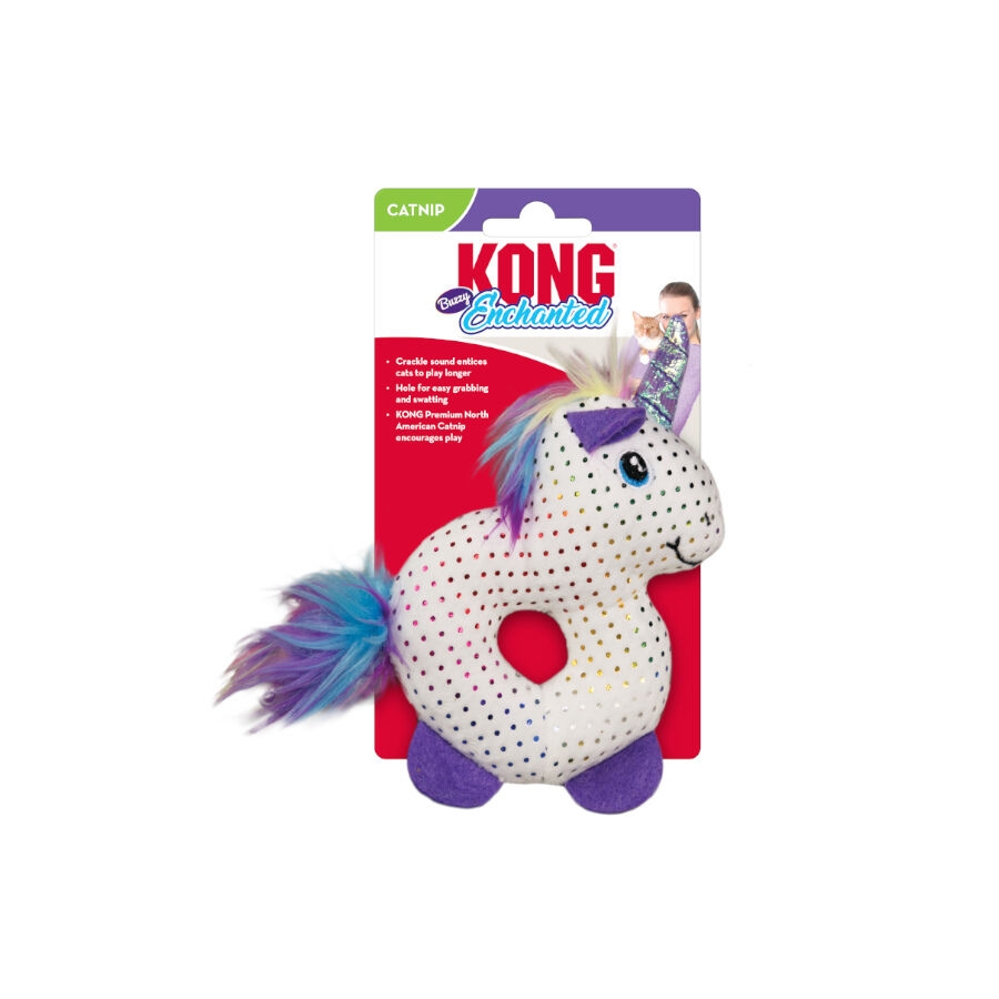 Kong Enchanted Characters Unicornio de Peluche para gatos, , large indicador imagen numero 3