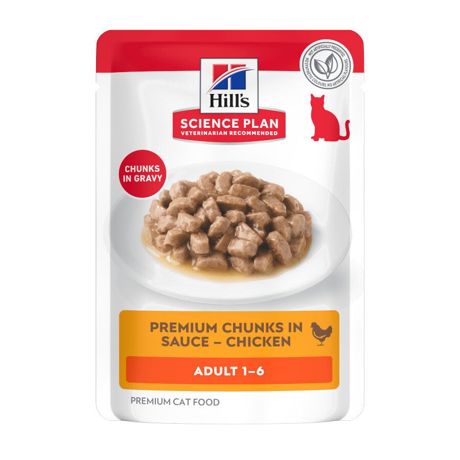 85 g Hill's Science Plan Adult Pollo sobre para gatos, , large Imagen numero 1