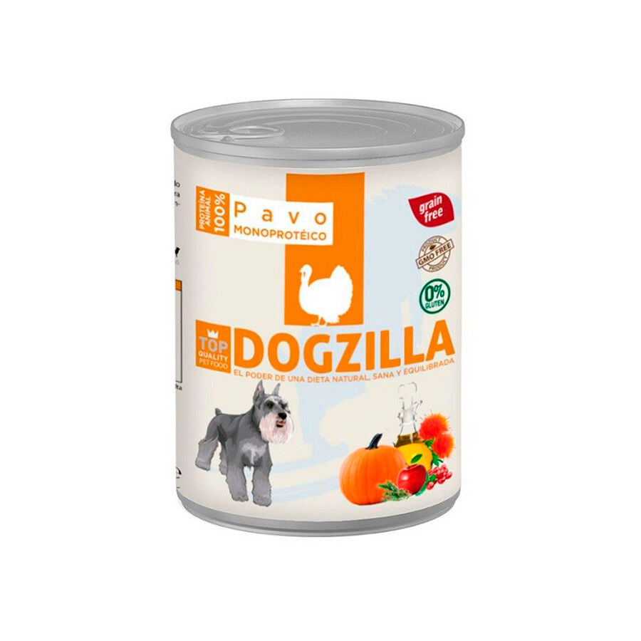400 g Dogzilla Pavo Lata para perros, , large Imagen numero 1