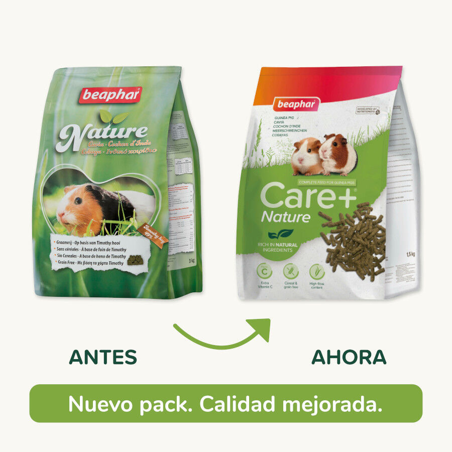 Beaphar Care+ Nature pienso para cobayas, , large indicador imagen numero 2