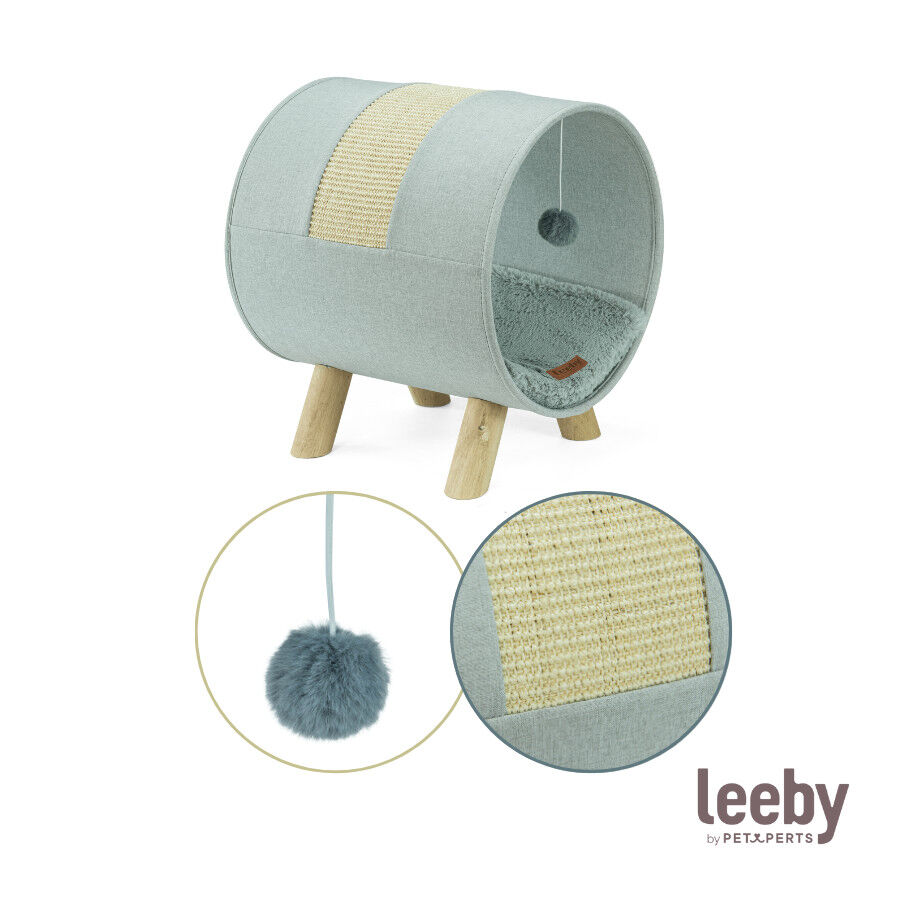 Leeby Saffira cama con rascador y juguete para gatos, , large Imagen numero 5