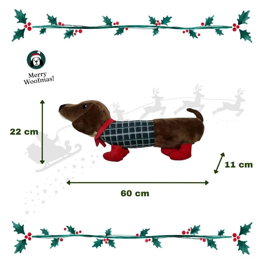 Wonder Christmas Perro Salchicha XL Peluche para perros, , large Imagen numero 3