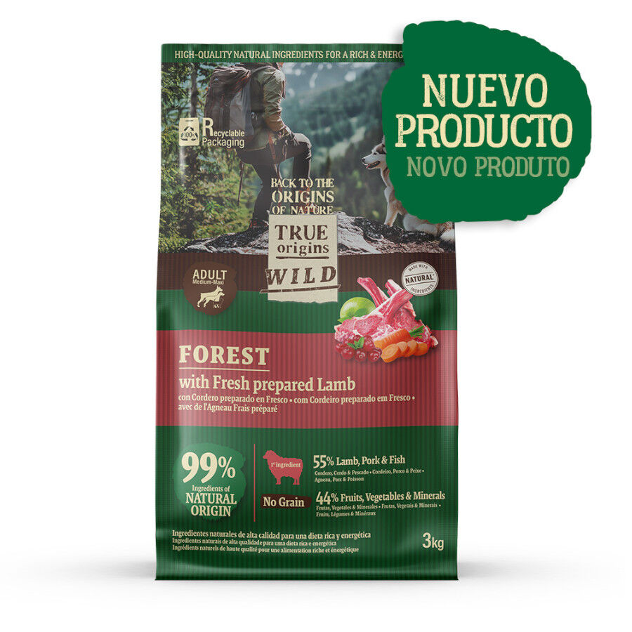 True Origins Wild Forest Cordero Pienso para perros, , large Imagen numero 2