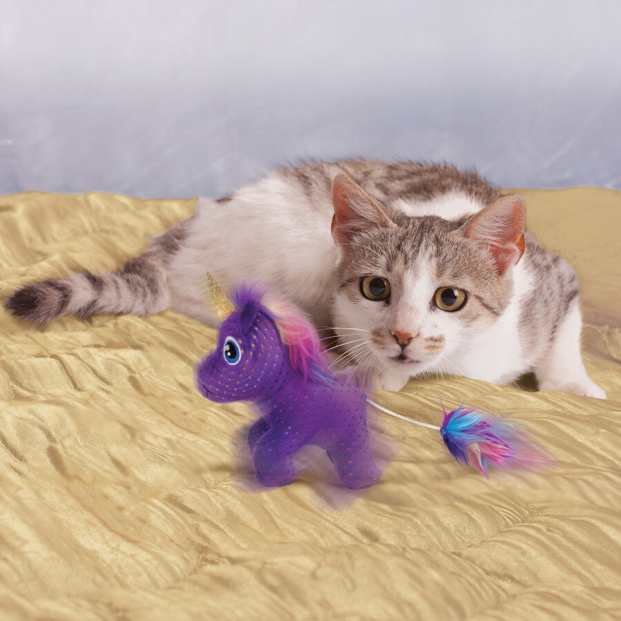 Kong Enchanted Buzzy Unicornio peluche para gatos, , large indicador imagen numero 2