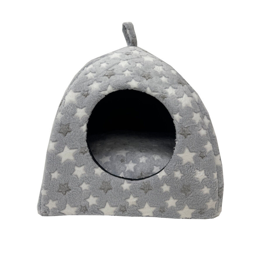 Leeby Cama Igl&uacute; Estrella Gris para gatos, , large indicador imagen numero 2