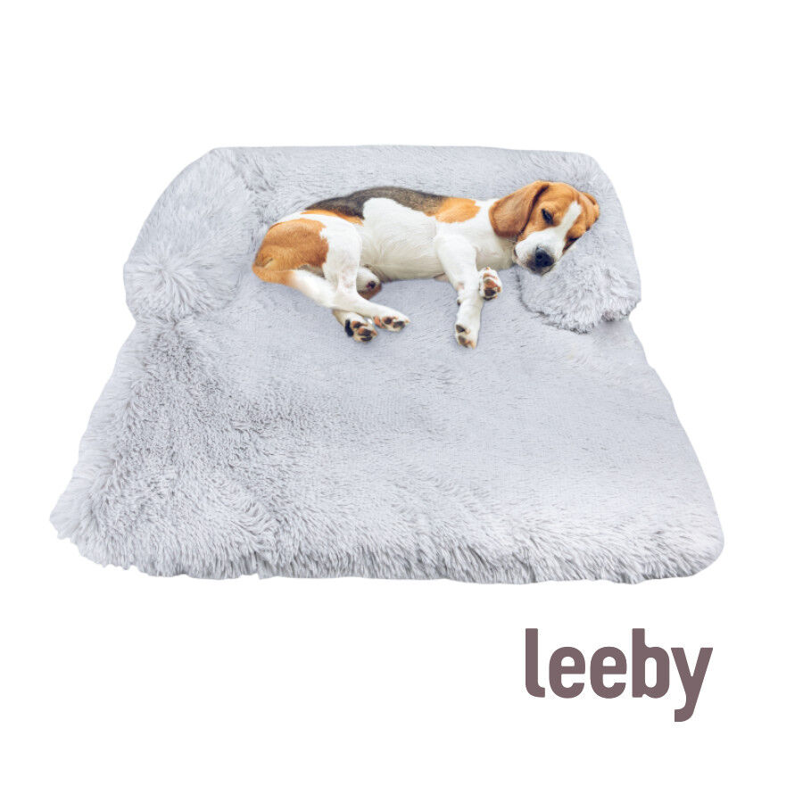 Leeby Sof&aacute; Anti Estr&eacute;s Gris para perros