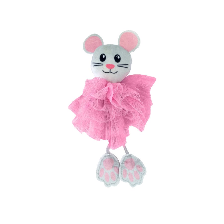Kong Flingaroo Tutu Rat&oacute;n de Juguete con Cascabel para gatos