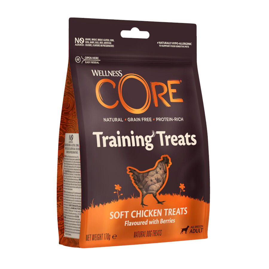 170 g Wellness Core Bocaditos Protein Treats Pollo para perros, , large indicador imagen numero 1