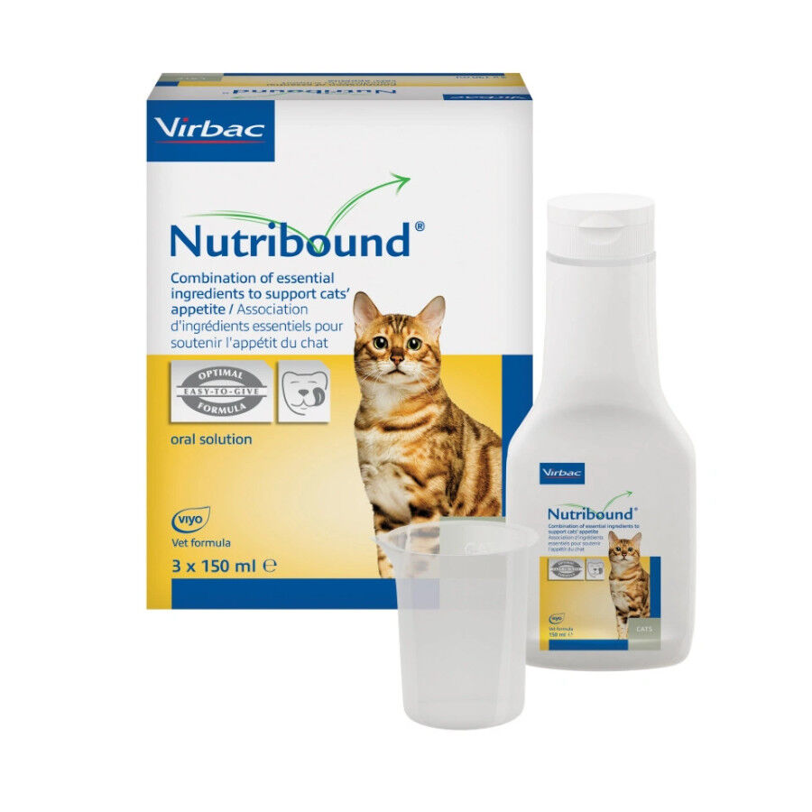 3 uds. x 150 ml Virbac Nutribound Suplemento Nutricional para gatos, , large Imagen numero 1