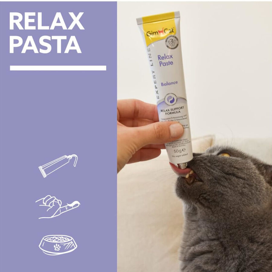 50 g GimCat Relax Pasta Tranquilizante para gatos, , large indicador imagen numero 5