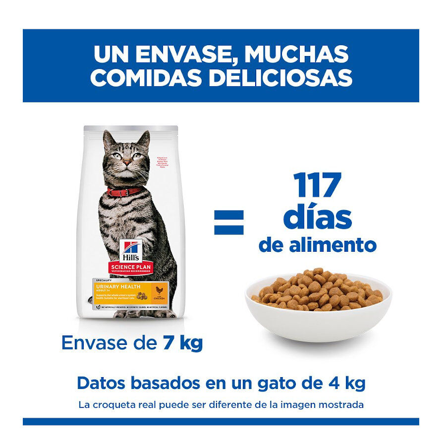 1.5 kg Hill's Urinary Pollo pienso para gatos, , large indicador imagen numero 5