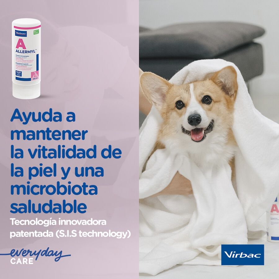 Virbac Allermyl Champ&uacute; dermatol&oacute;gico para piel sensible de perros y gatos, , large Imagen numero 4