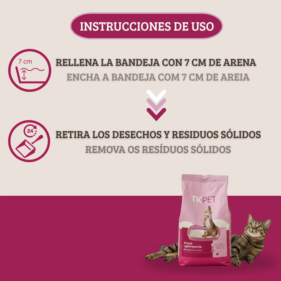 10 L TK-Pet Arena Aglomerante Fresh para gatos, , large indicador imagen numero 4