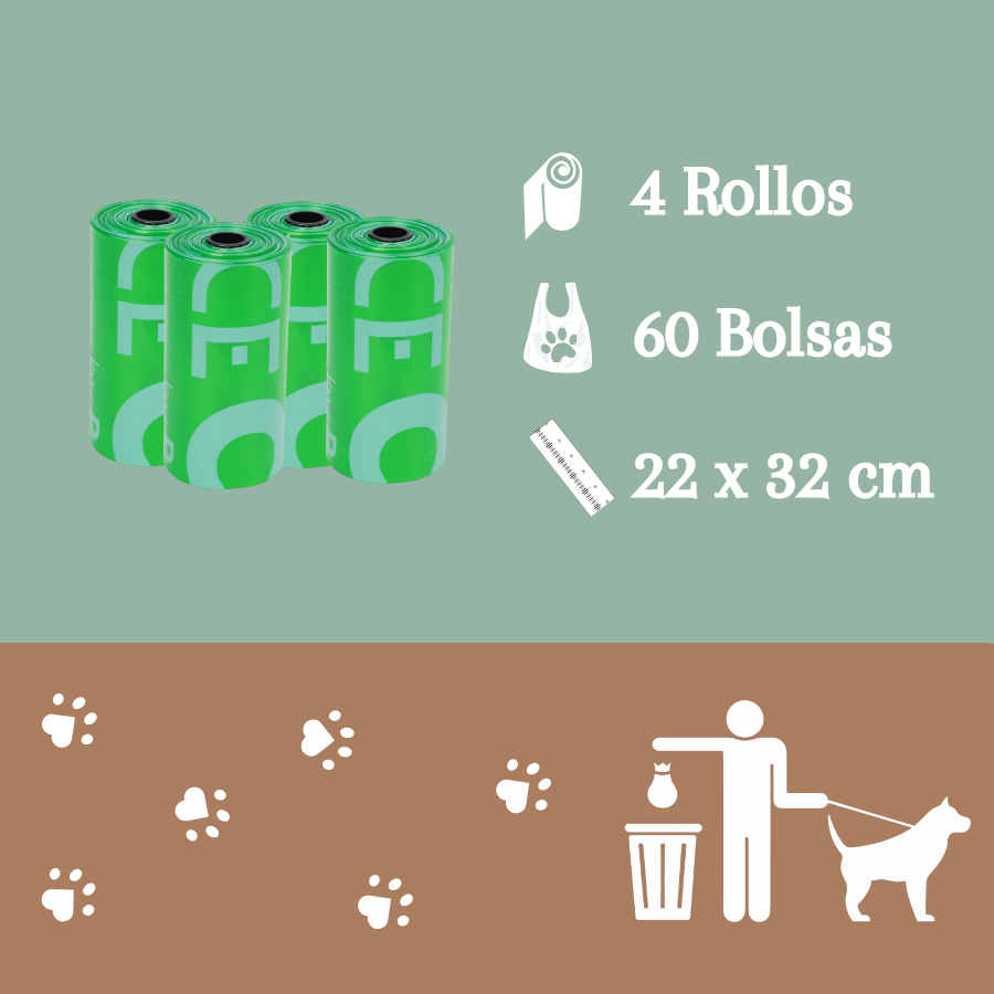 Nice Care Eco Bolsitas Rollo para perros, , large indicador imagen numero 3