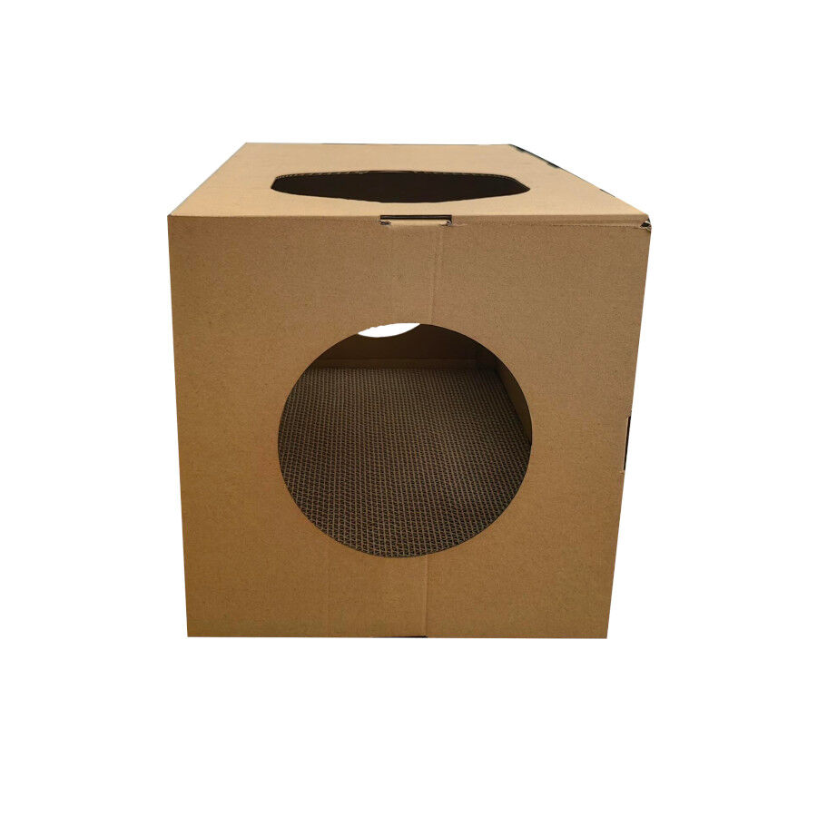 Catshion Alicia Caja Rascador de Cart&oacute;n para gatos, , large indicador imagen numero 3