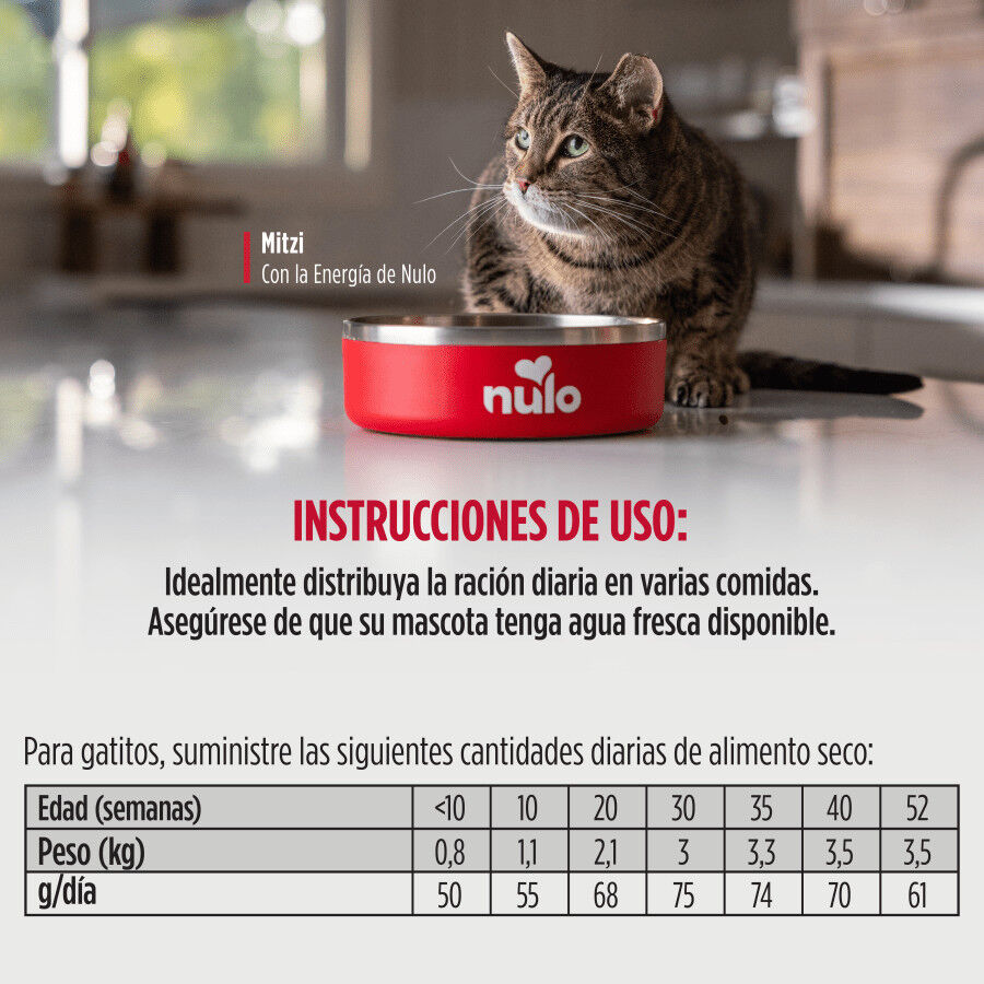 2 kg Nulo Baked & Coated Pienso Pollo Pavo y Pato para gatitos, , large indicador imagen numero 2