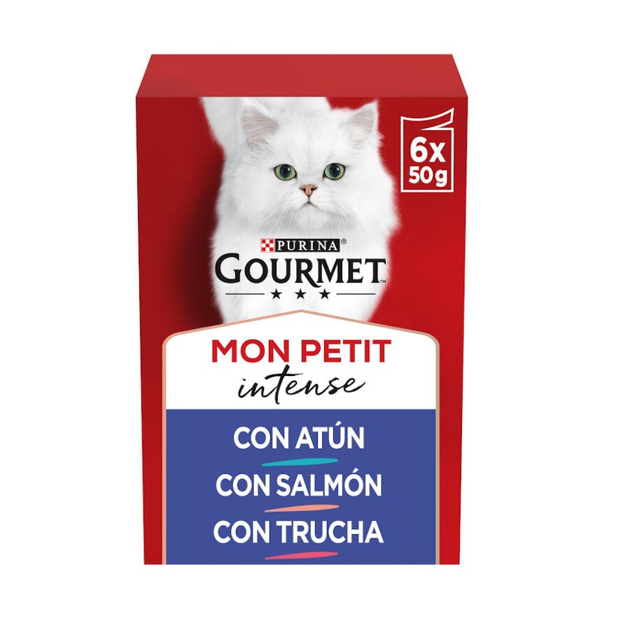 6 sobres x 50 g Gourmet Mon Petit Selecci&oacute;n Pescados en salsa sobre para gatos, , large indicador imagen numero 1