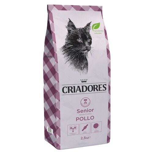 Criadores pienso sabor pollo para gatos senior Imagen numero 1
