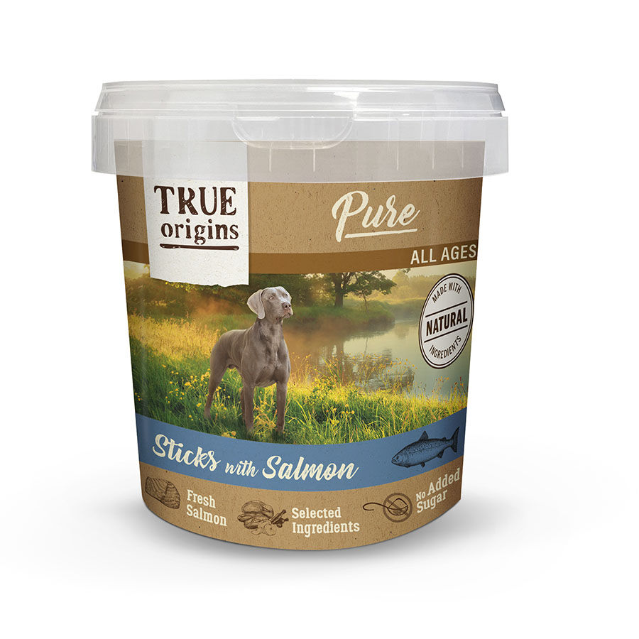 True Origins Pure Sticks Salm&oacute;n para perros Imagen numero 1