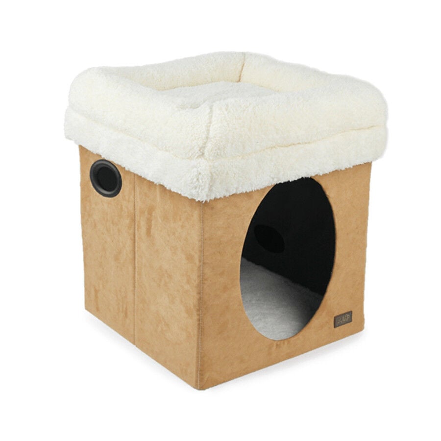 All For Paws Borreguito 2 en 1 Beige Cama para Gatos, , large Imagen numero 1