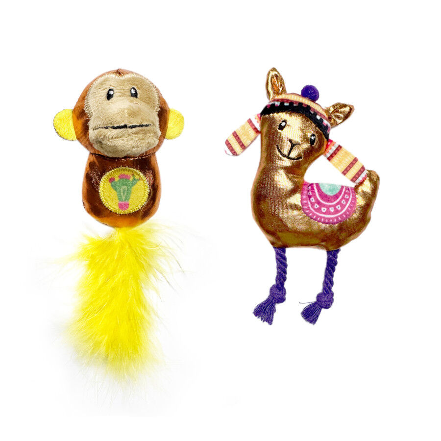 Tootoy! Peluches con Catnip Monkey & Alpaca para gatitos, , large indicador imagen numero 2