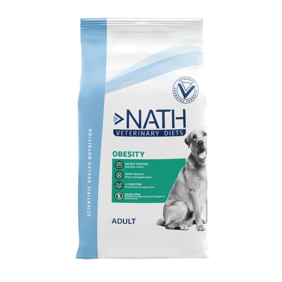 12 kg Nath Veterinary Diets Obesity Pienso para perros, , large Imagen numero 1