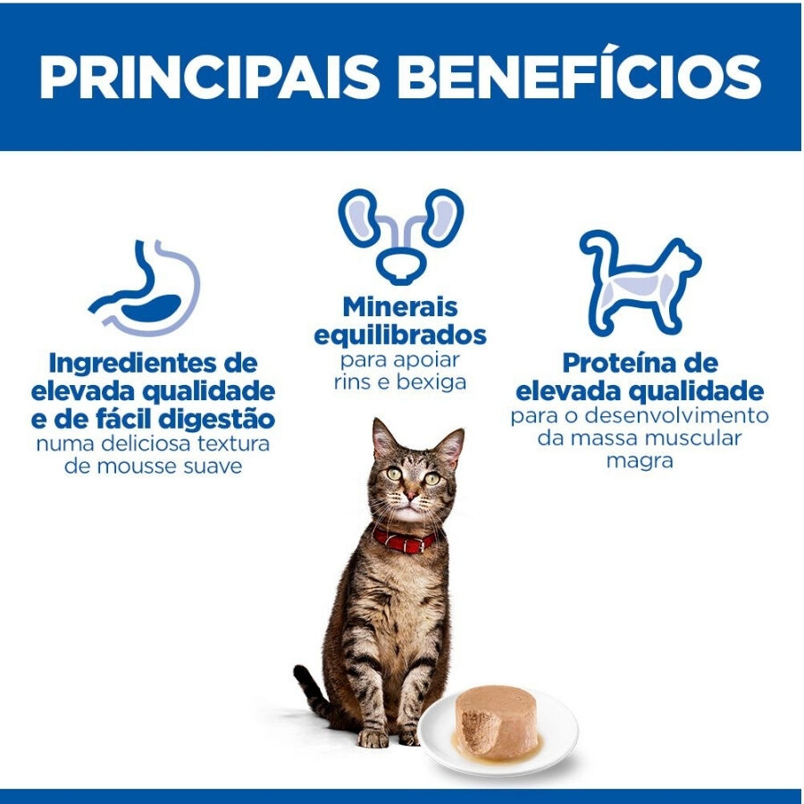 85 g Hill's Science Plan Adult Mousse de Pollo lata para gatos, , large indicador imagen numero 4
