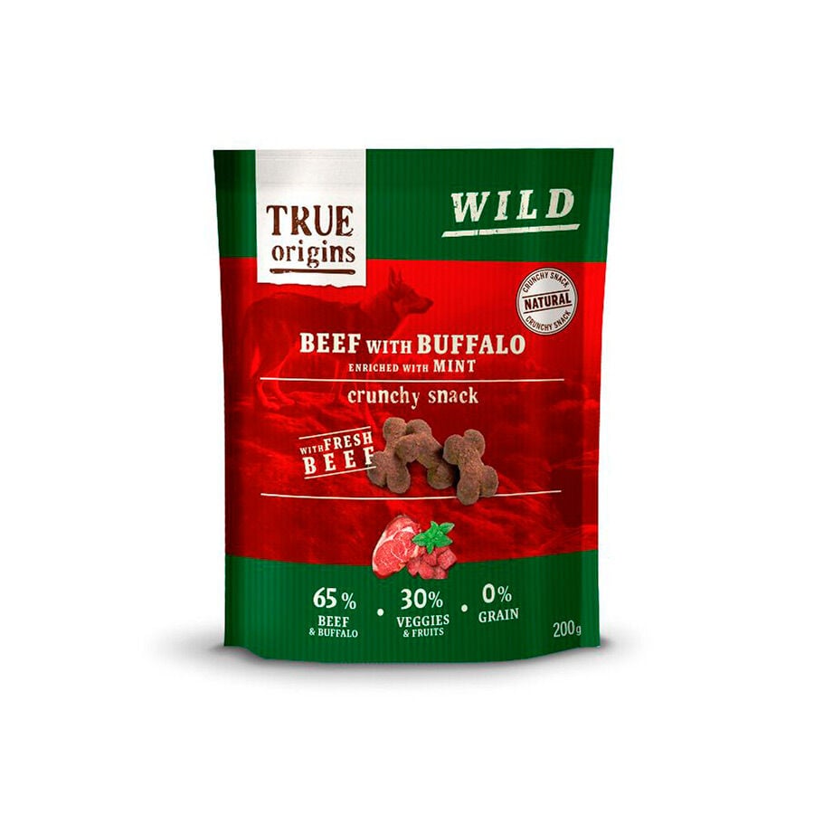 200 g True Origins Wild Galletas Ternera con Bufalo y Menta para perros, , large Imagen numero 1