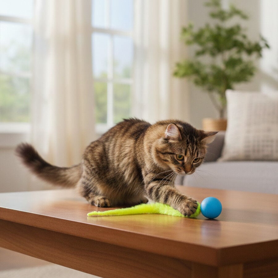 Tootoy! Pelota Interactiva con Cola para gatos, , large indicador imagen numero 1