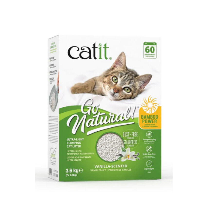 Catit Go Natura! Arena Biodegradable Bamb&uacute; para gatos, , large Imagen numero 1
