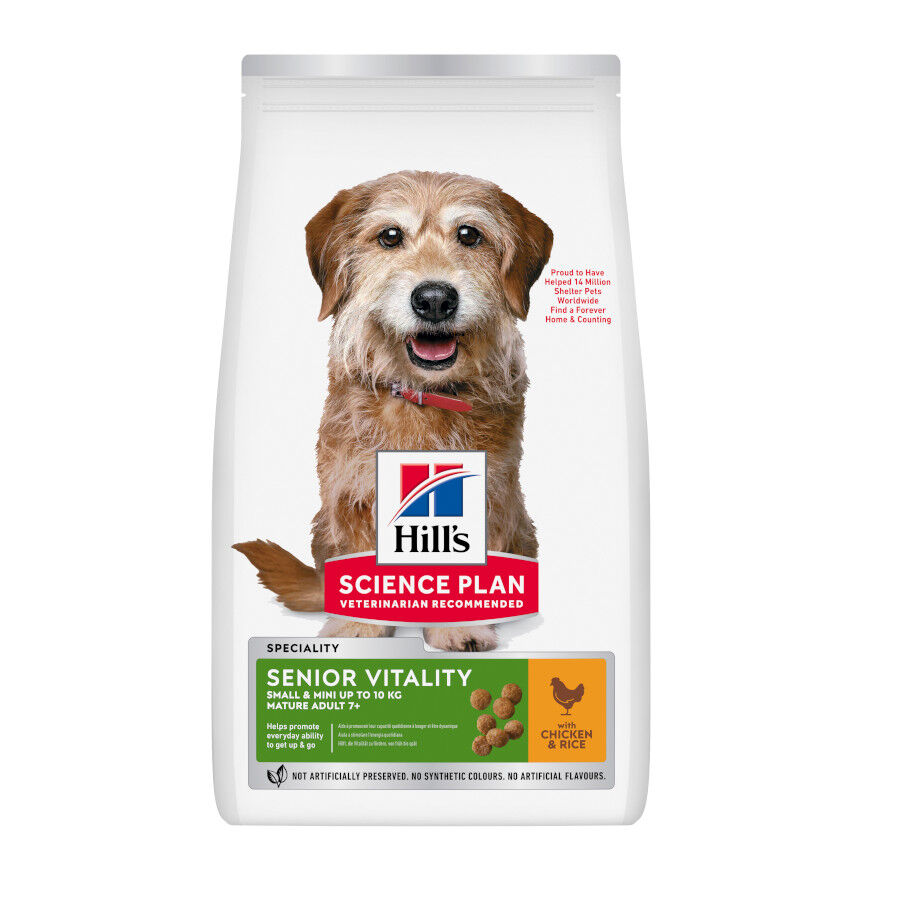 1.5 kg Hill's Science Plan Youthful Vitality Adult +7 Small y Mini Pollo pienso para perros, , large Imagen numero 1