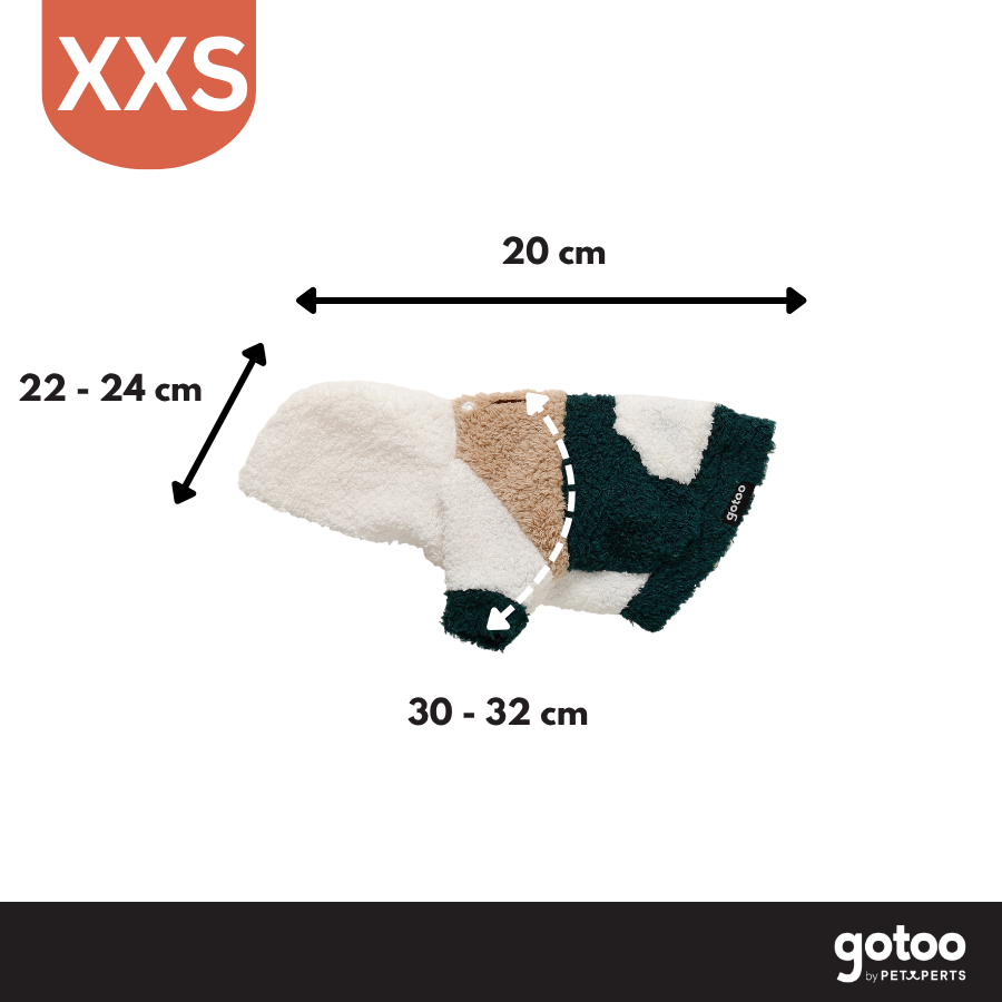 Gotoo Pijama Bloque Multicolor para perros, , large indicador imagen numero 4