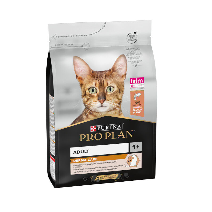 Purina Pro Plan Derma Plus salm&oacute;n pienso gatos Imagen numero 1