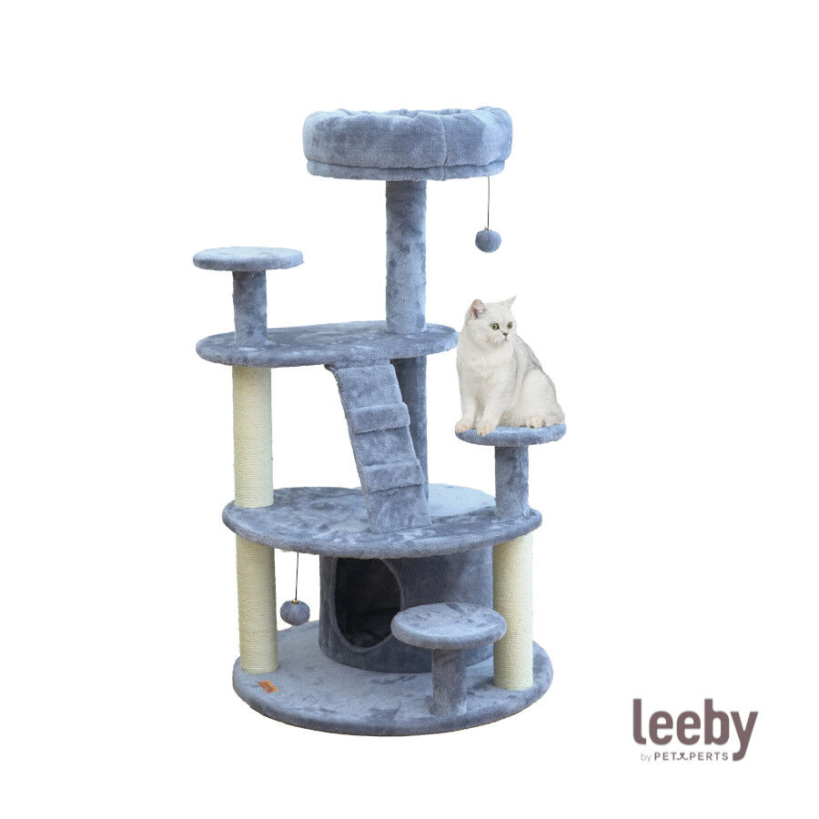 Leeby Esperanza torre rascador multiplataforma con cama nido y juguete para gatos, , large indicador imagen numero 2