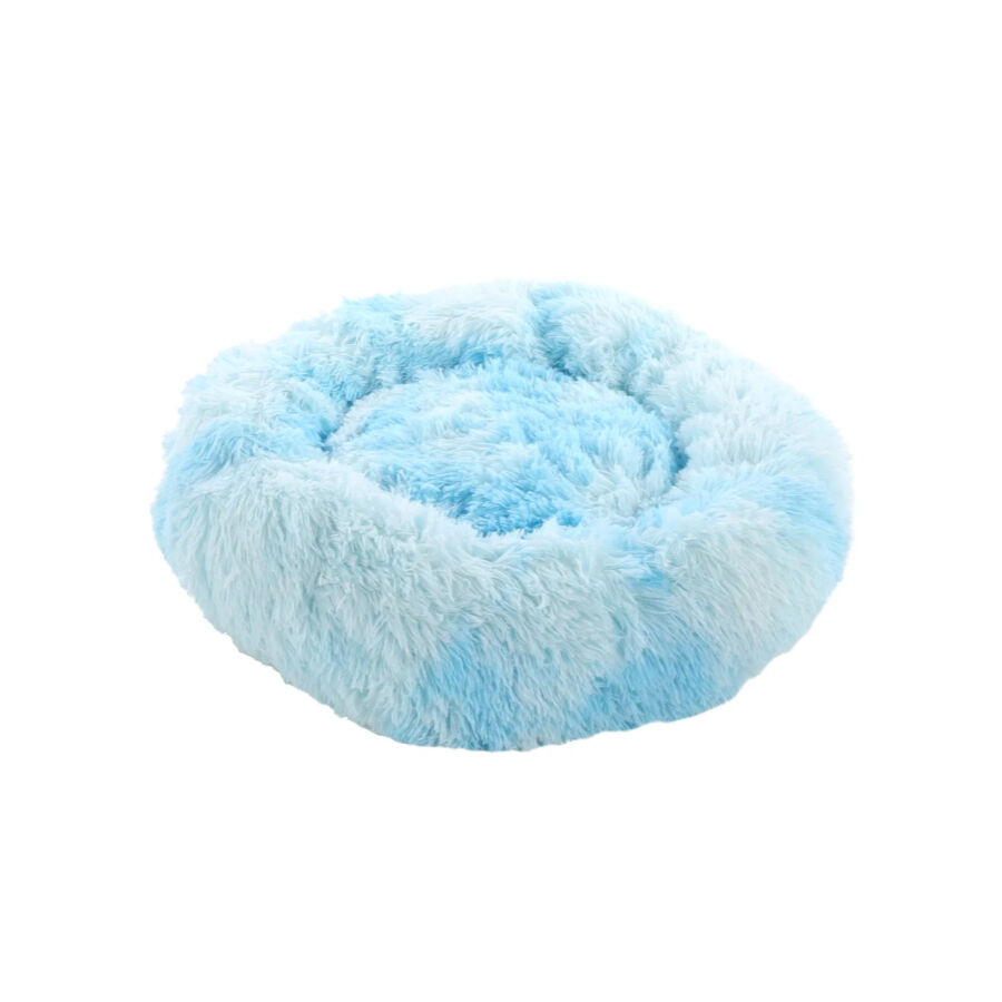 Flamingo Demi Redondo Azul cama para perros y gatos, , large Imagen numero 1