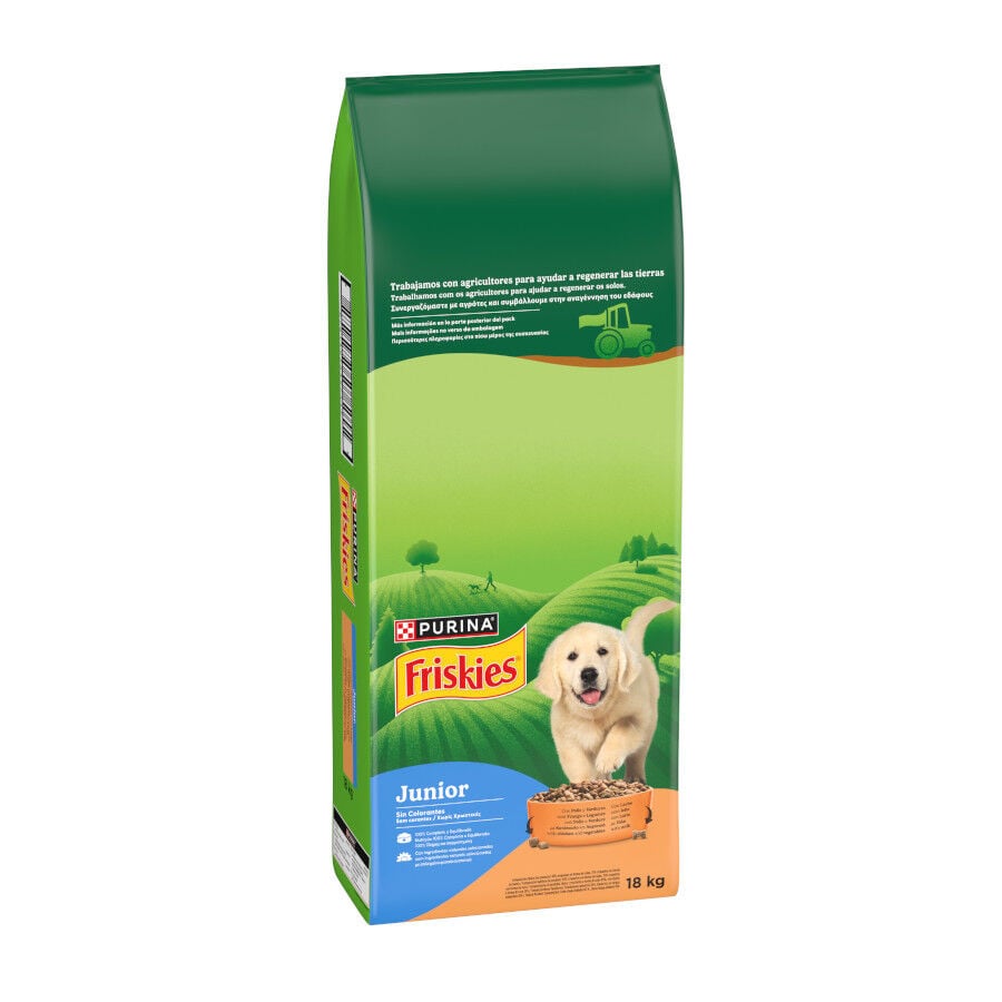 18 kg Friskies Junior Pollo y Verduras pienso para perros, , large indicador imagen numero 3