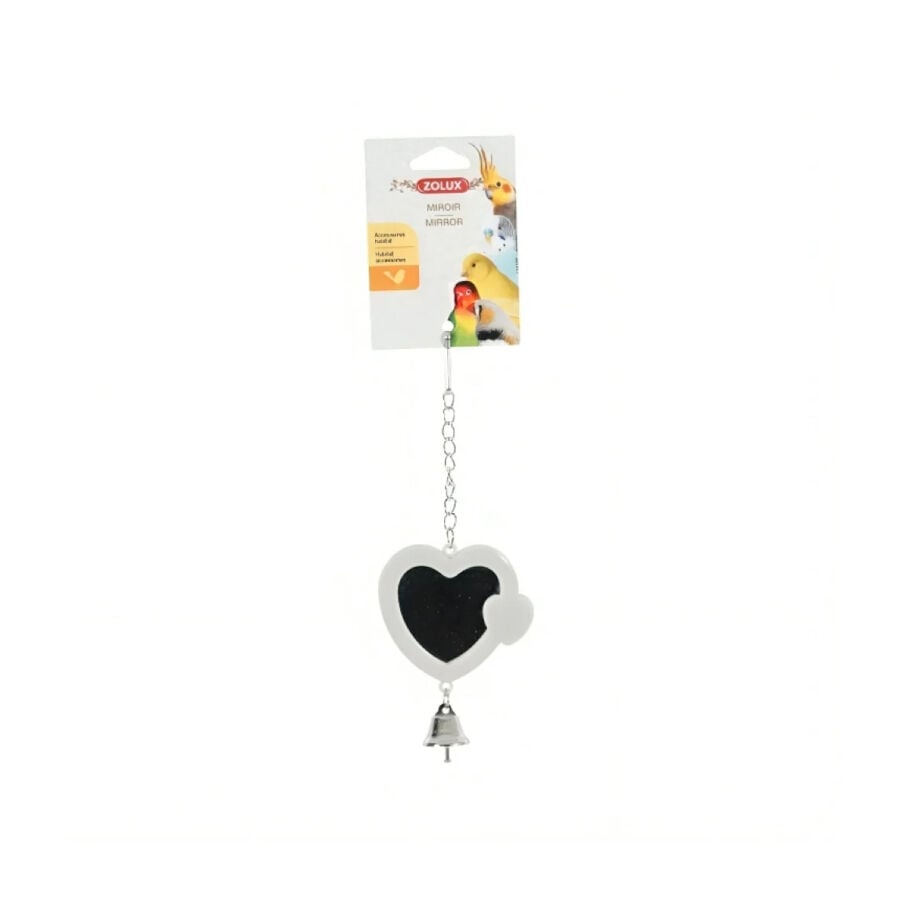 Zolux Espejo Coraz&oacute;n juguete para p&aacute;jaros, , large Imagen numero 1