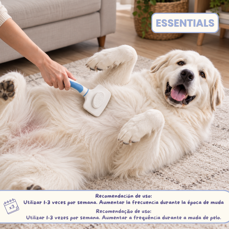 Bloob Cepillo Carda Autolimpiante para perros, , large indicador imagen numero 8