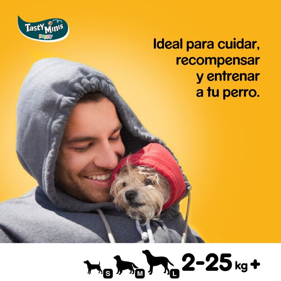 125 g Pedigree Tasty Minis Premios Sabor Pollo para Perros Cachorros, , large indicador imagen numero 7