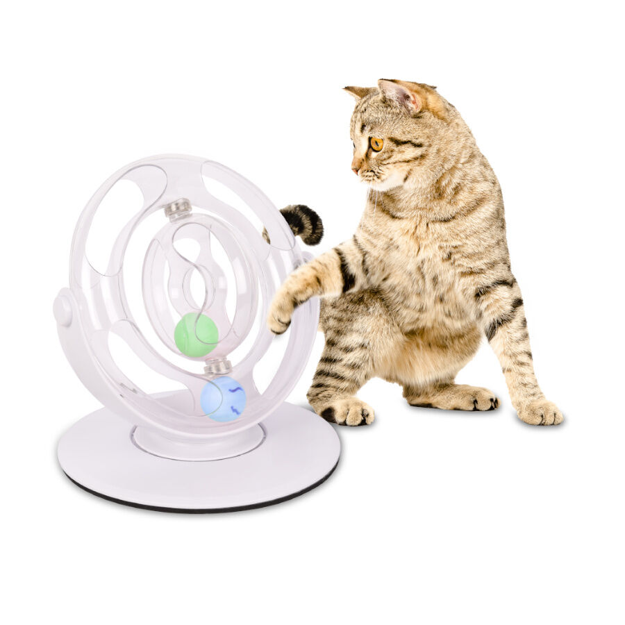 Flamingo Dita juguete interactivo electr&oacute;nico y giratorio para gatos, , large Imagen numero 1