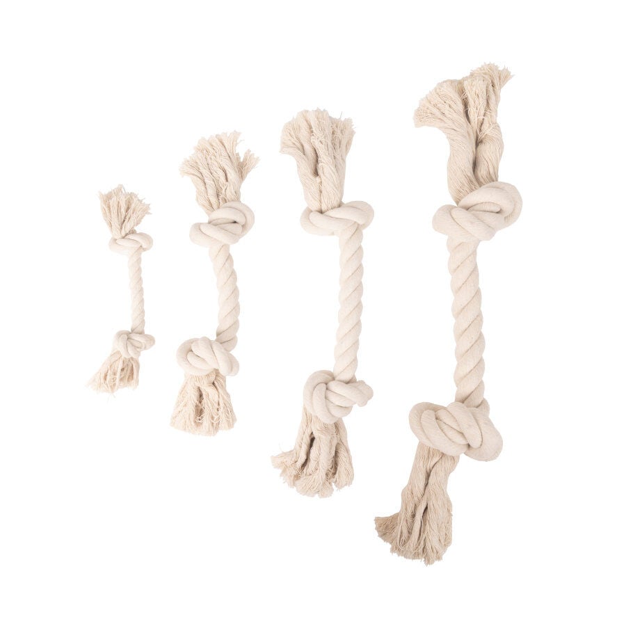 Tootoy! Pull Natural Rope Bone juguete de cuerda para perros, , large indicador imagen numero 3