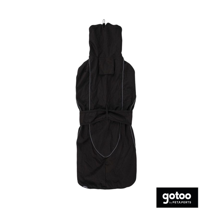 Gotoo Chaqueta Impermeable Negro para galgos, , large indicador imagen numero 2