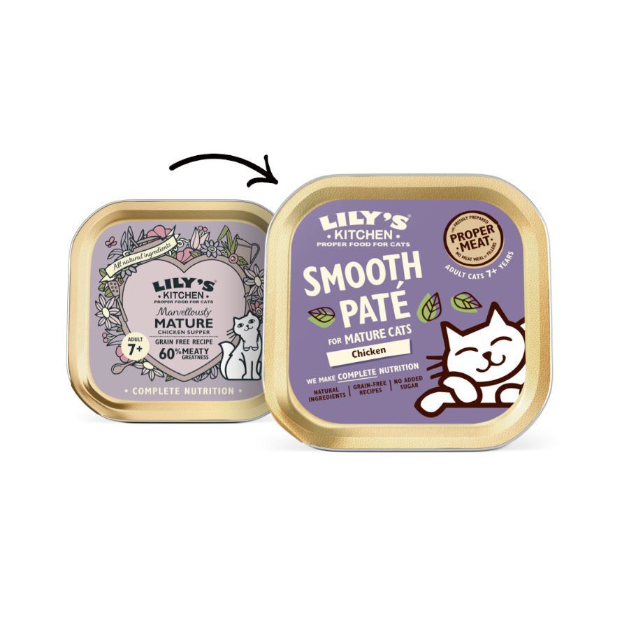 85 g Lily's Kitchen Mature Smooth Pollo en pat&eacute; para gatos, , large indicador imagen numero 2