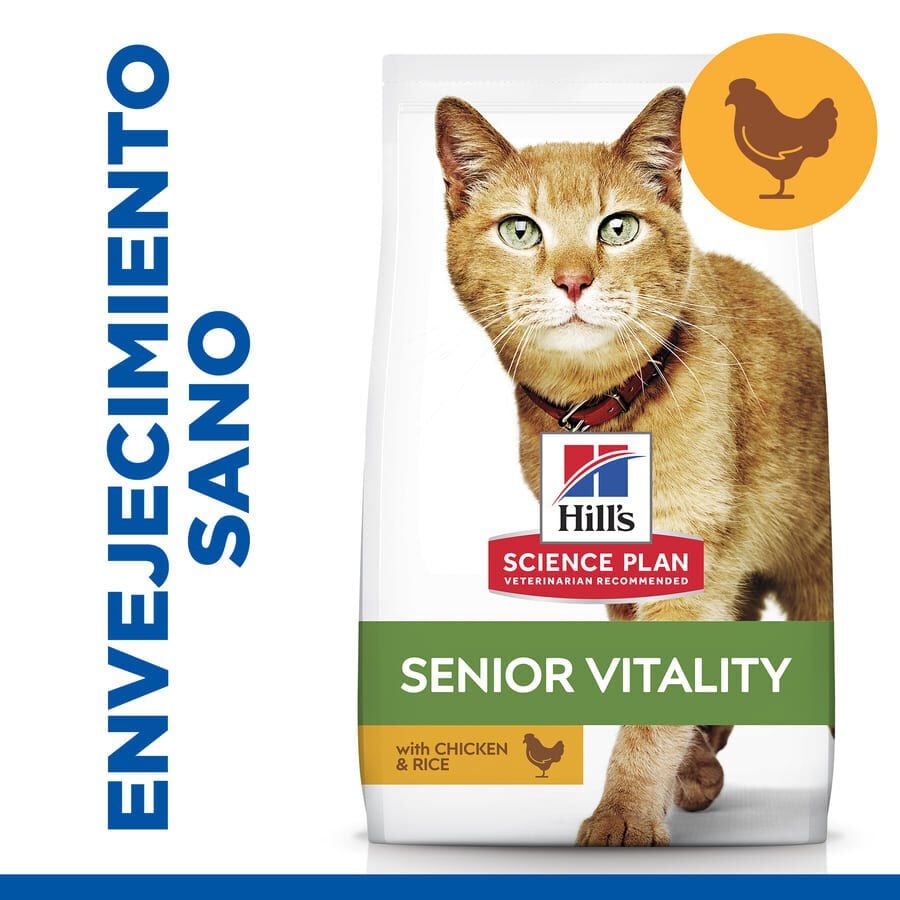 1.5 kg Hill's Science Plan Youthful Vitality Pollo pienso para gatos, , large indicador imagen numero 2