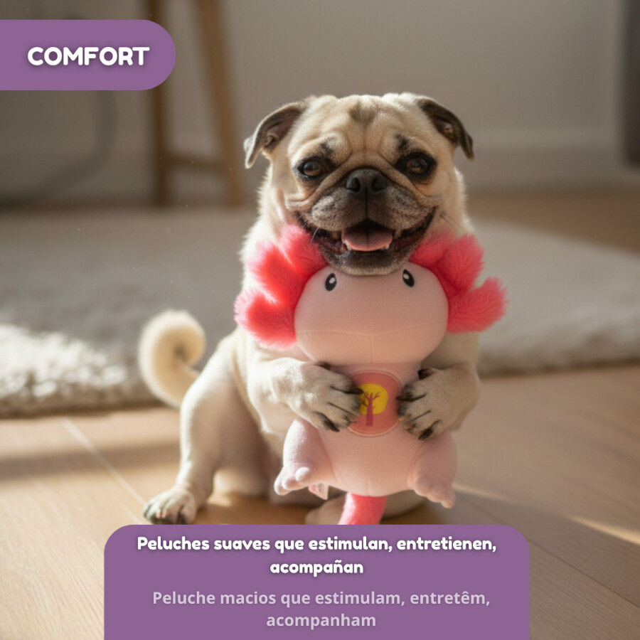 Tootoy! Ajolote Mordedor de Peluche con Sonido para perros, , large Imagen numero 4