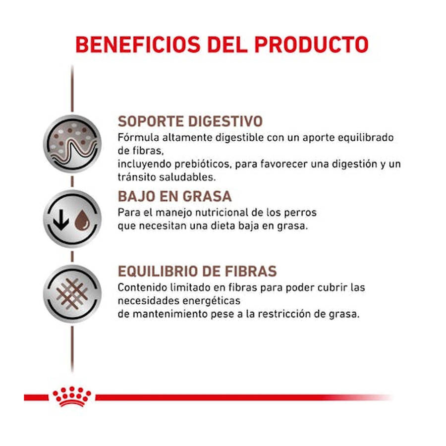 420 g Royal Canin Gastrointestinal Low Fat lata para perros, , large indicador imagen numero 5