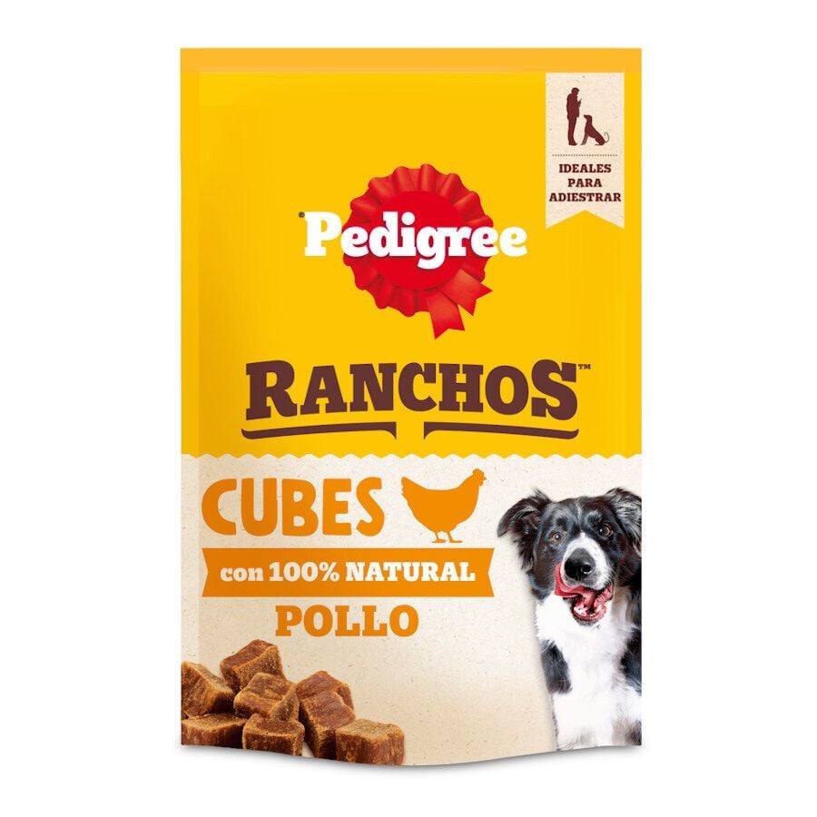 70 g Pedigree Bocaditos Ranchos Cubes de Pollo para perros, , large indicador imagen numero 1