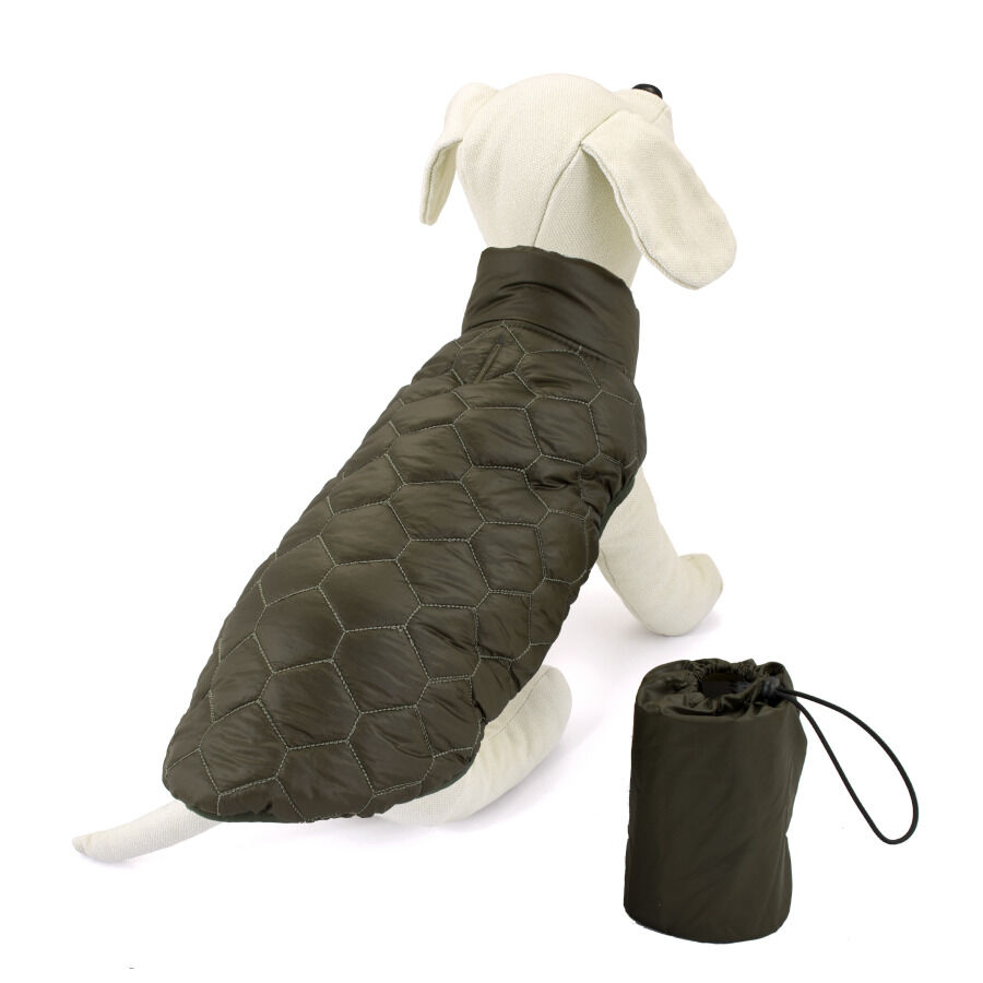 Outech Abrigo Verde de Plumas para perros, , large Imagen numero 2