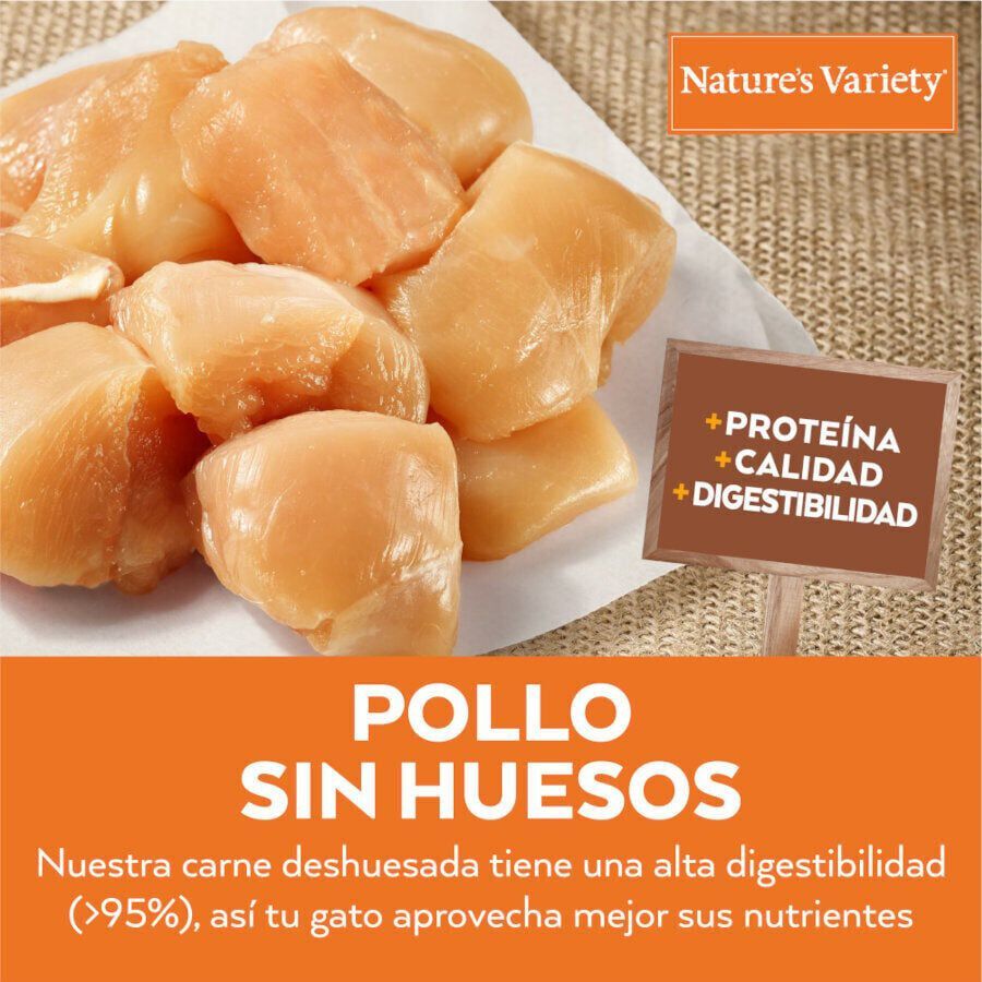 7 kg Nature's Variety No grain Adult Sterilised Pollo para gatos, , large indicador imagen numero 3
