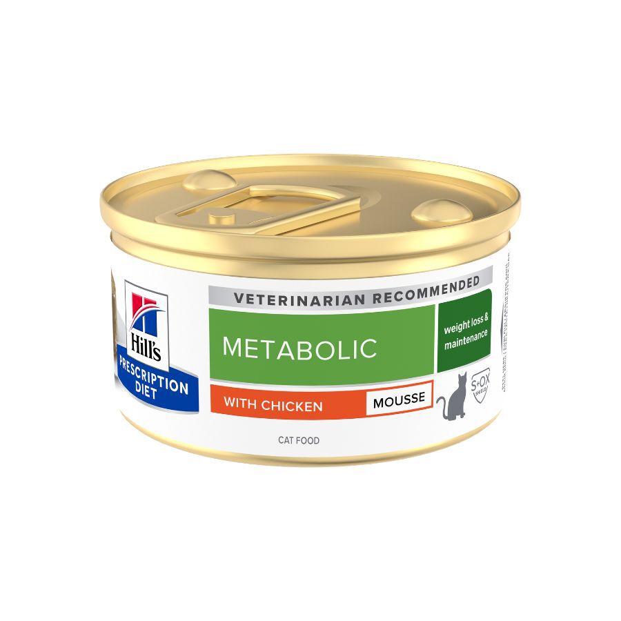 85 g Hill's Prescription Diet Metabolic Mouse de Pollo lata para gatos, , large indicador imagen numero 2